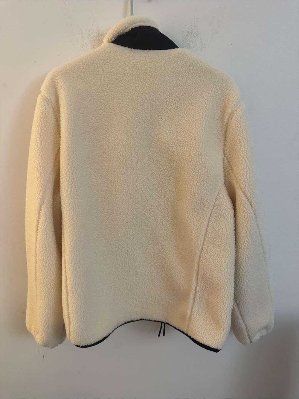Xersion Cream Sherpa Jacket with Black Trim - Picture 8 of 8